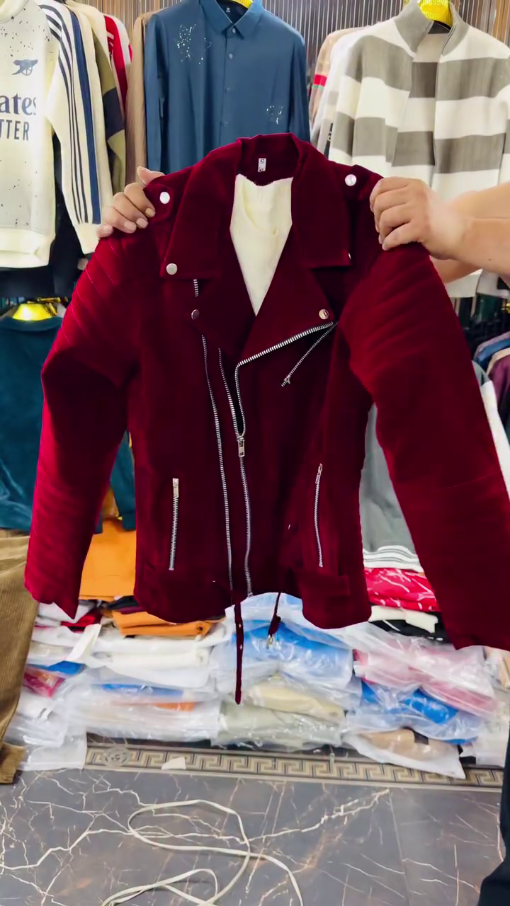 ❤️ Royal Maroon Premium Winter Biker Jacket for Women ❤️