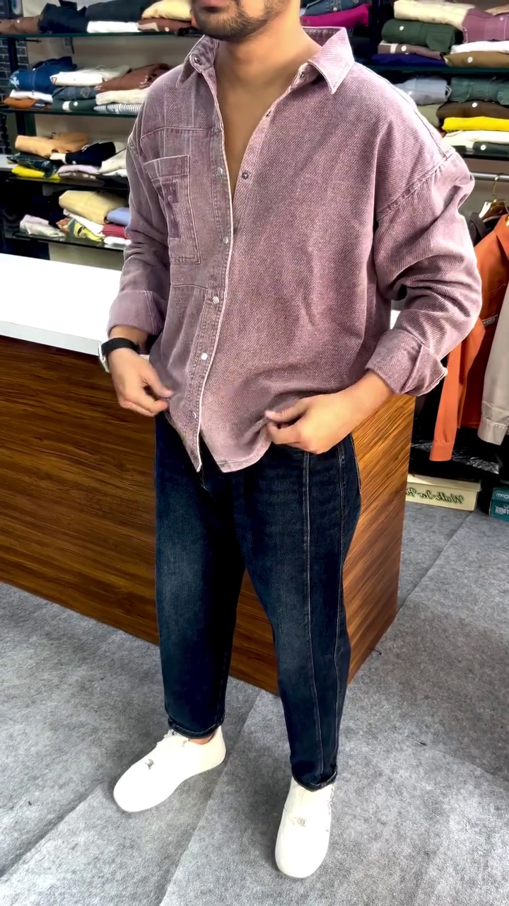 Vintage Textured Casual Shirt 🤎