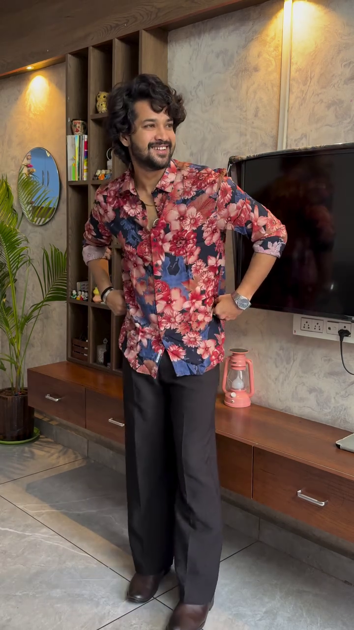 Midnight Bloom Premium Floral Shirt – Bold Style, Effortless Comfort