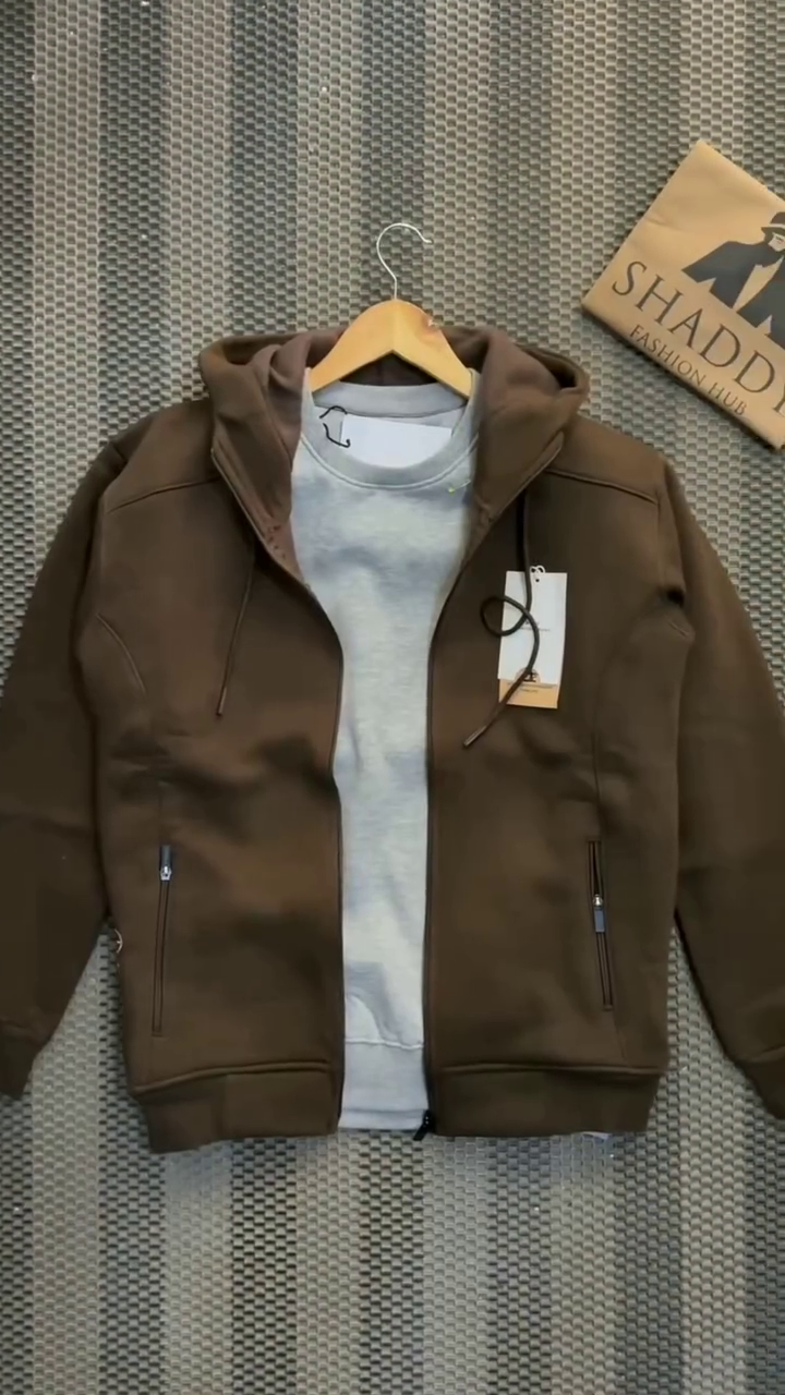 Edge Zip-Up Hoodie & Denim Combo