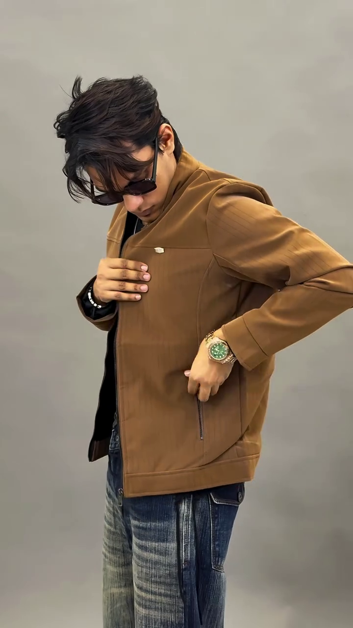 Urban Edge Slim-Fit Casual Jacket for Men