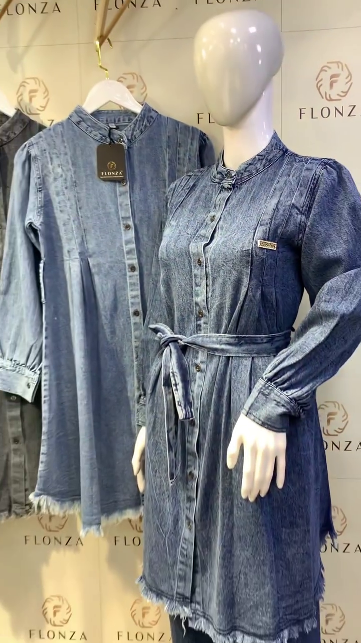 Denim Shirt Dresses Collection