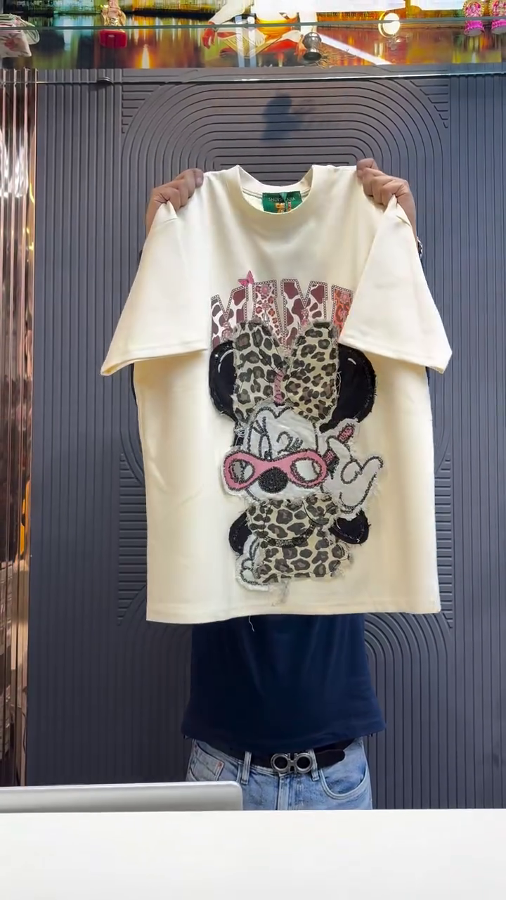 Graphic Oversized Black Statement T-Shirt