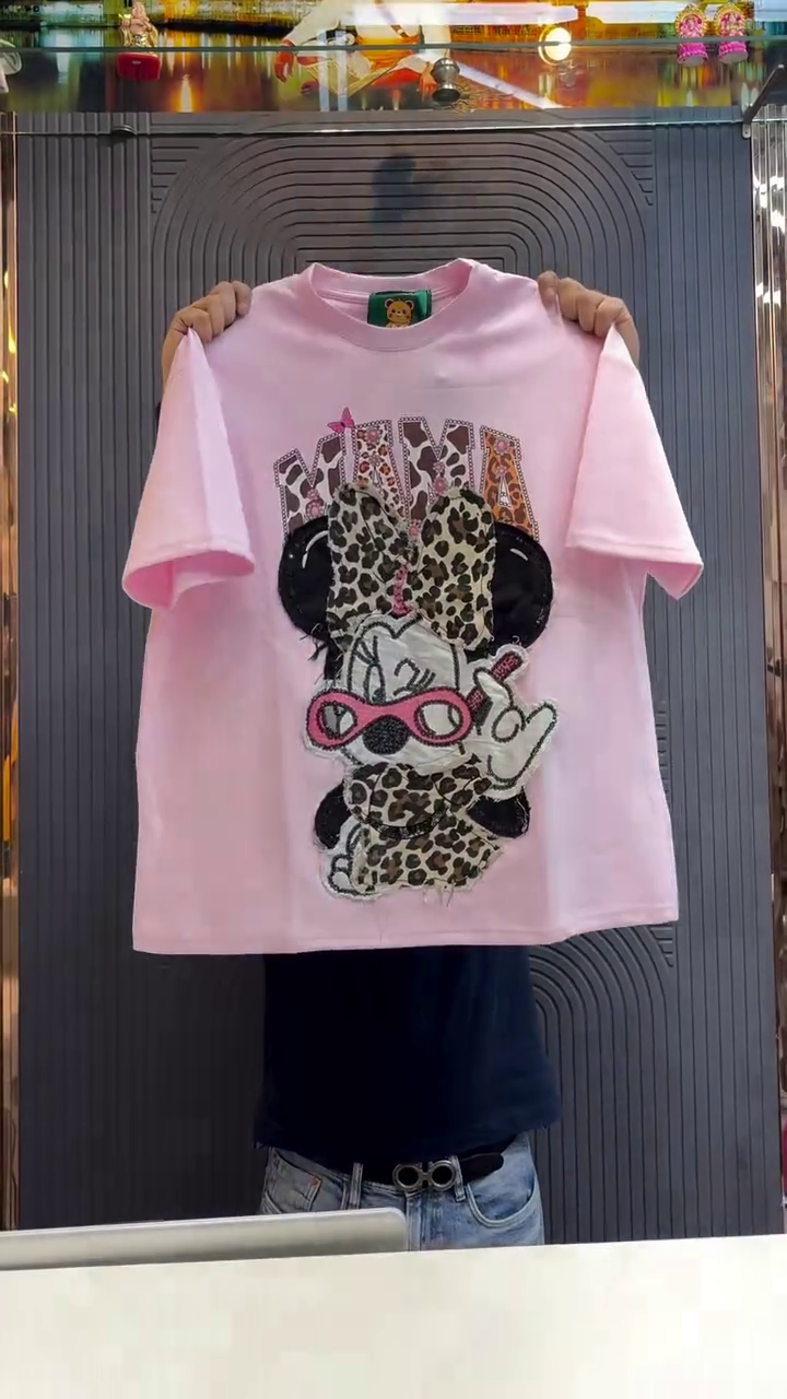 Graphic Oversized Black Statement T-Shirt