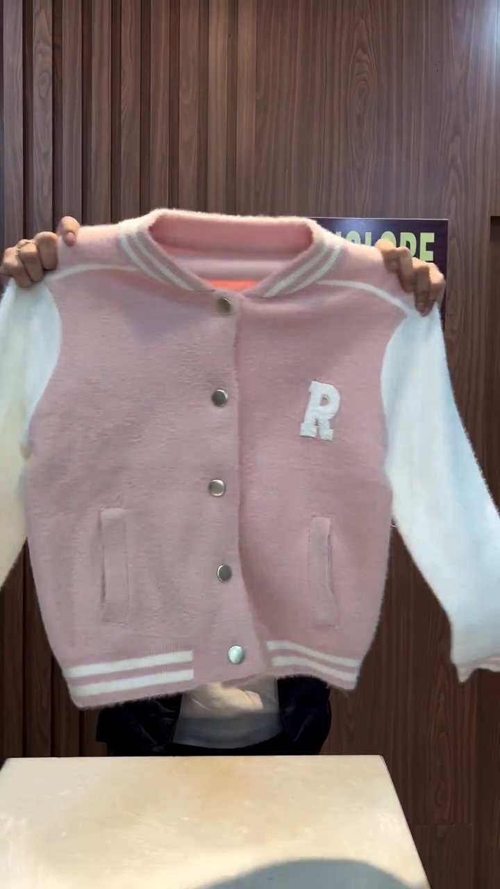 Classic Black & White Varsity Jacket