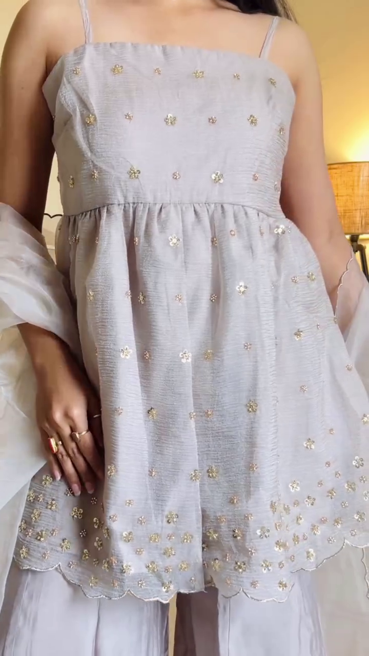 Elegant Pastel Blue Embroidered Ethnic Suit for Graceful Occasions