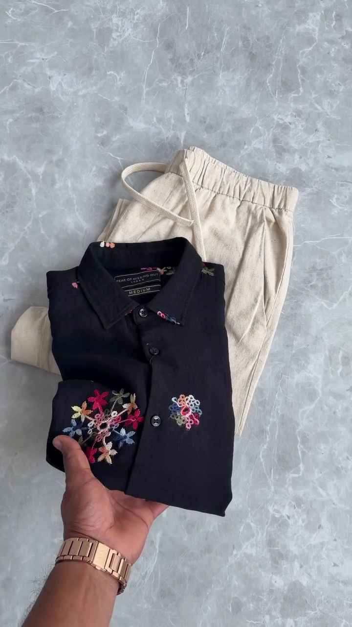 Stylish Brown Elastic Waist Pants with Adjustable Drawstring