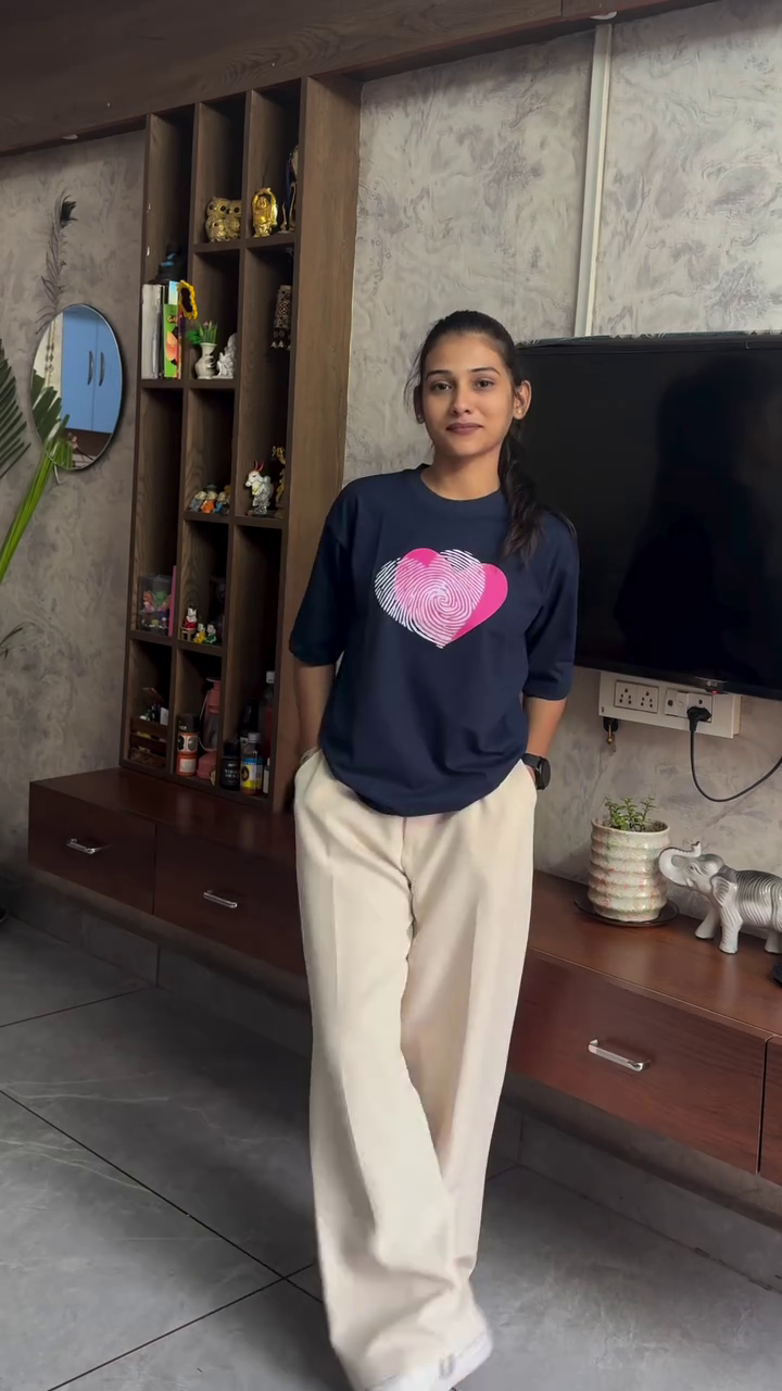 Trendy White Graphic Printed Oversized T-Shirt