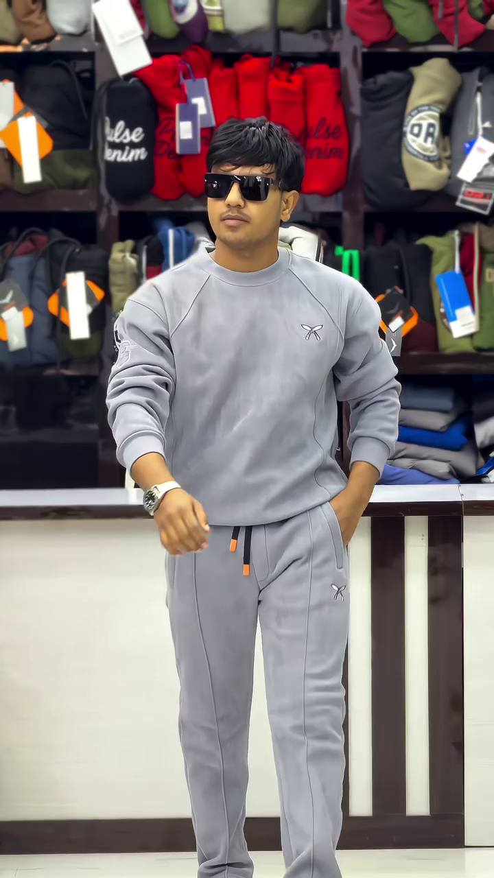 Comfort Beige Tracksuit Co-Ord Set for Men