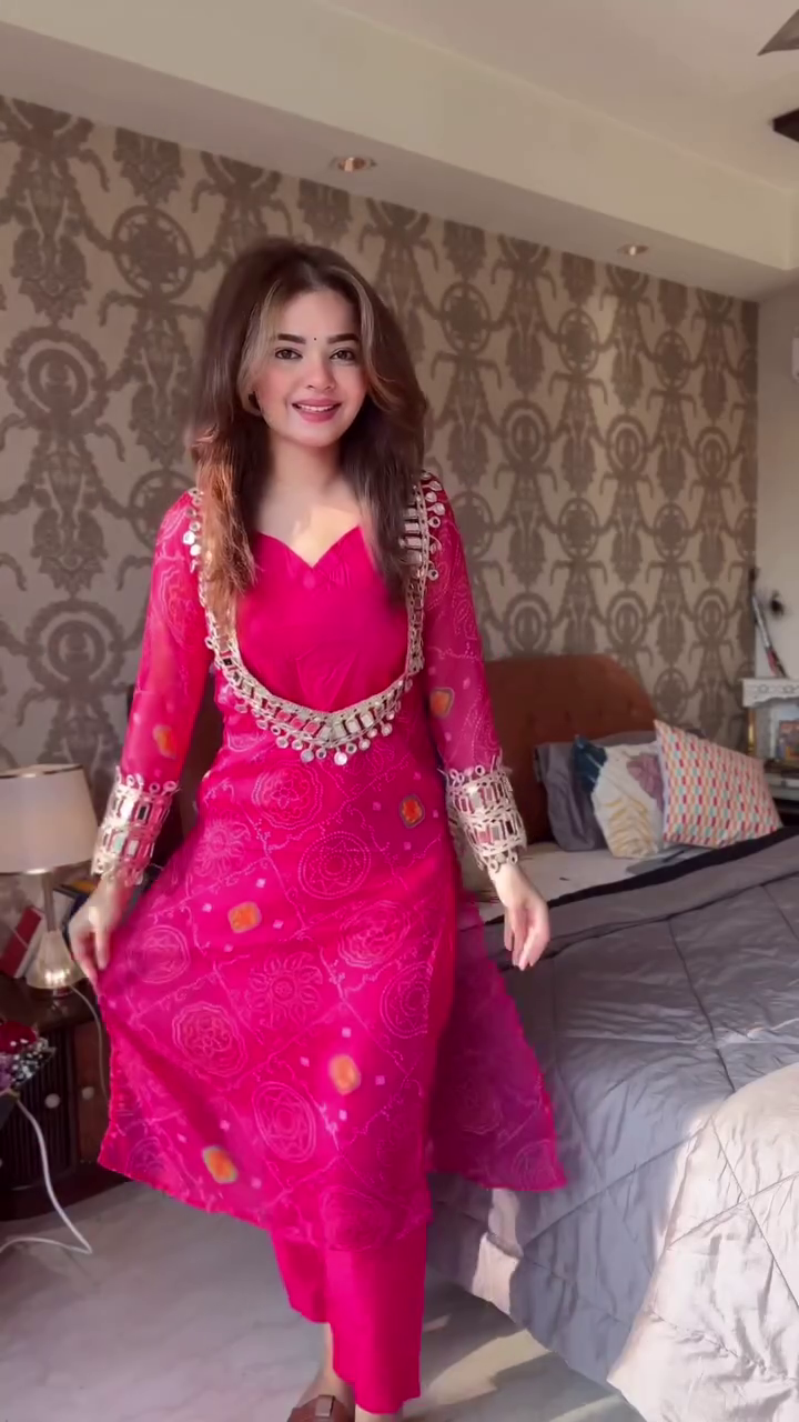 Royal Pink Embroidered Ethnic Suit