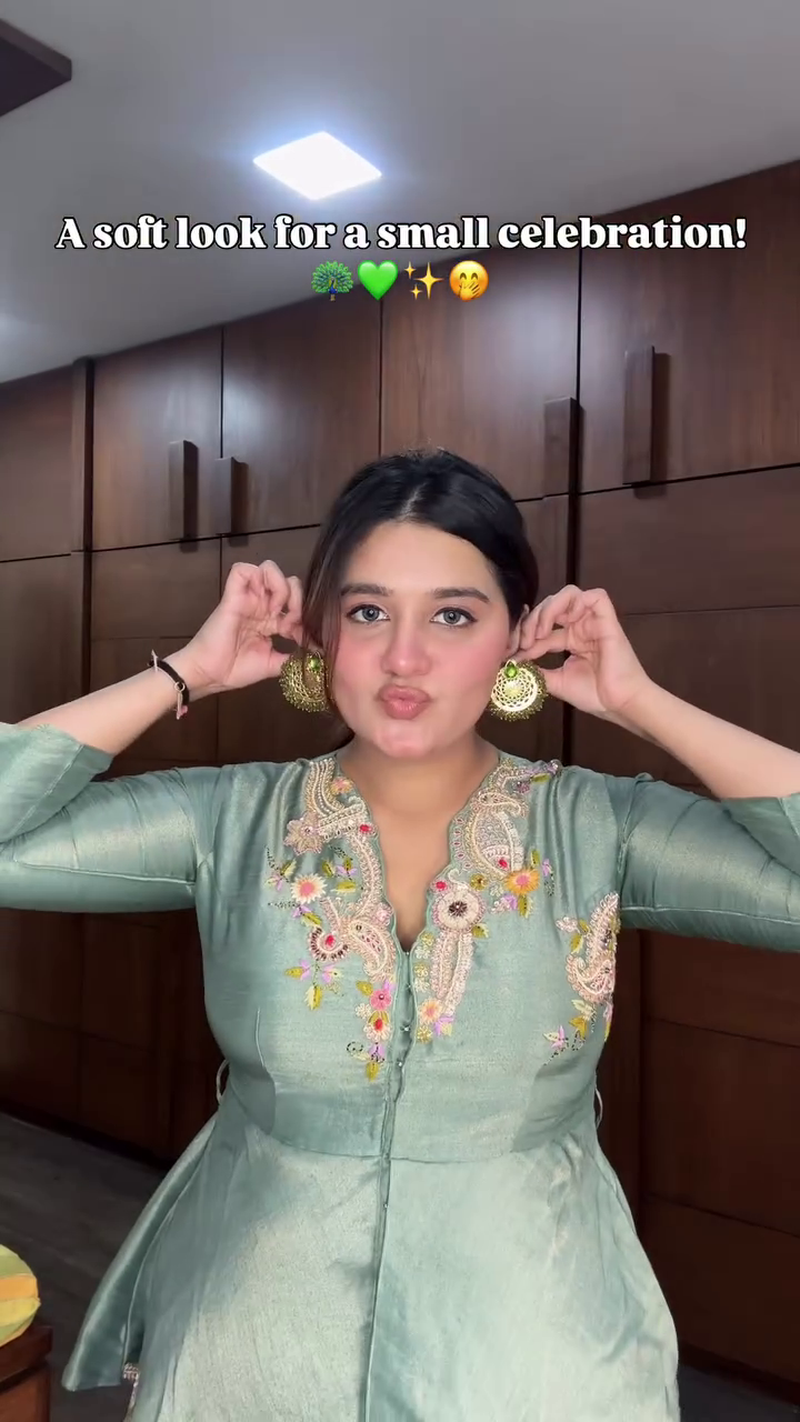 Soft Mint Embroidered Kurta Set