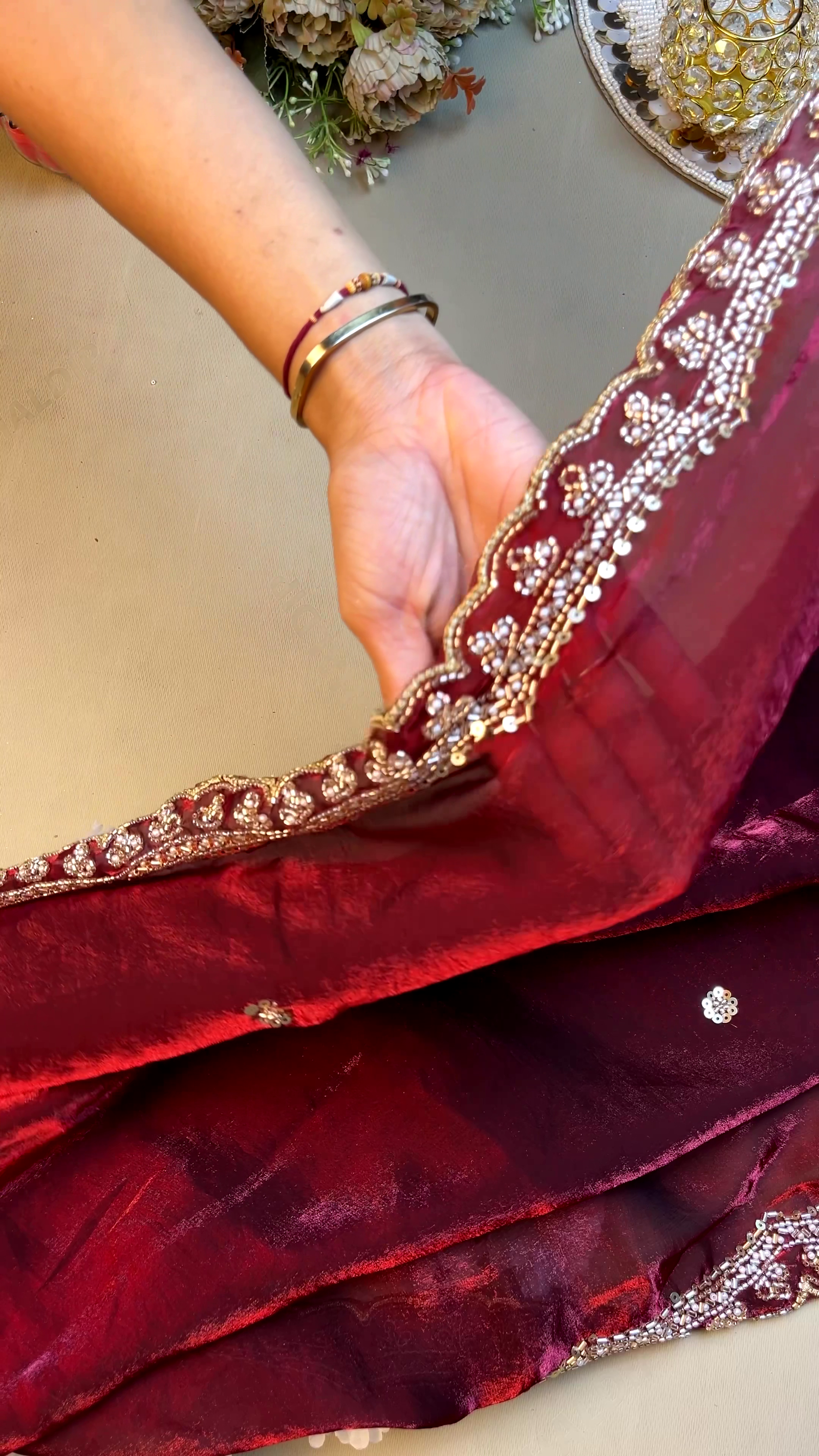 Royale Embroidered Saree