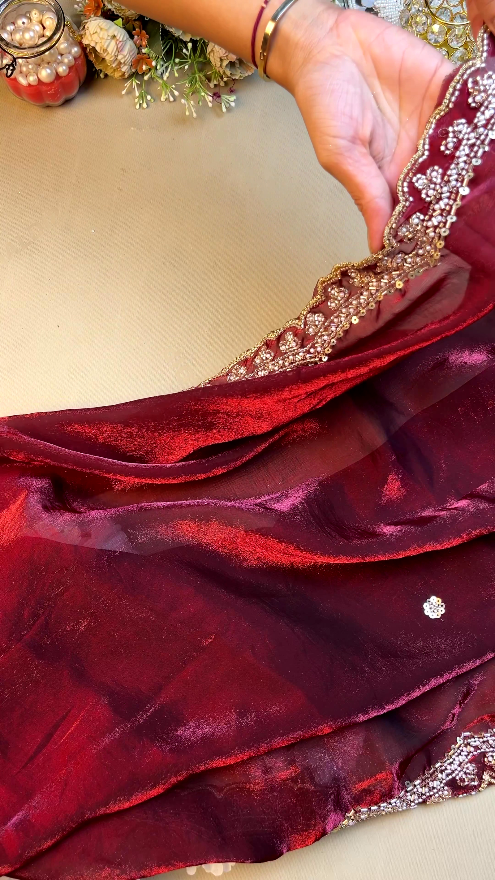 Royale Embroidered Saree