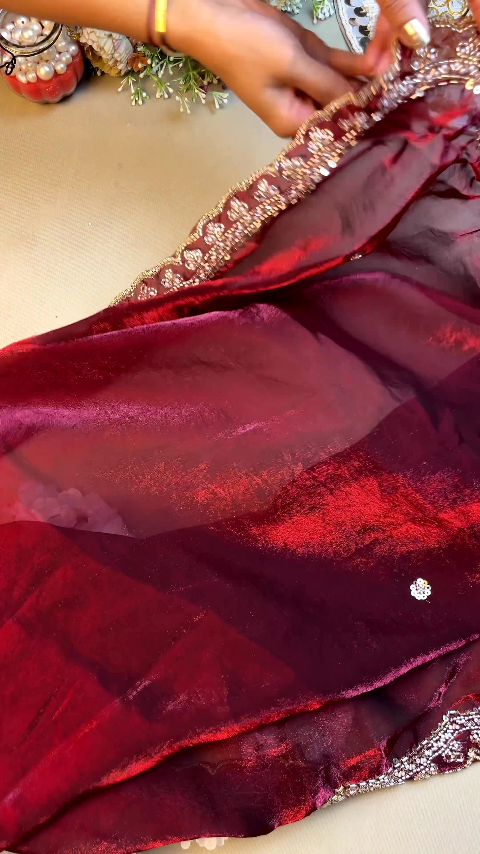 Royale Embroidered Saree