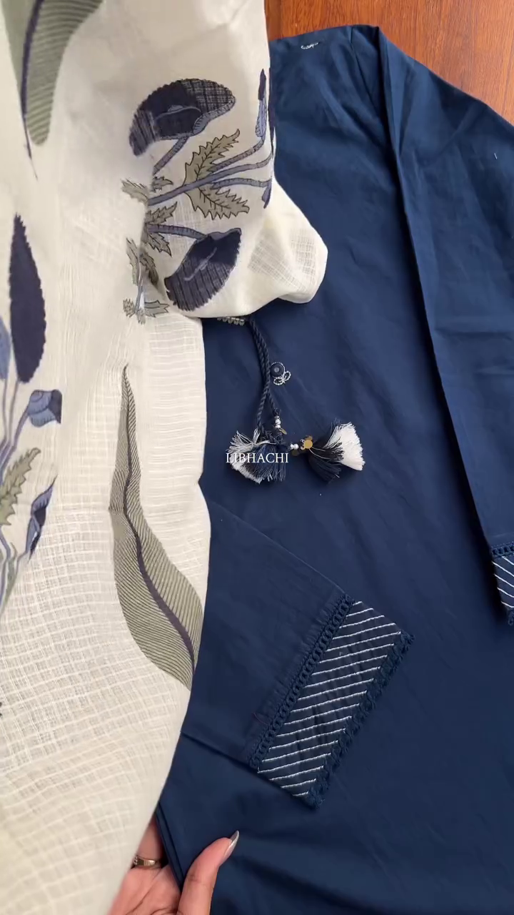 Wine Embroidered Kurta Set