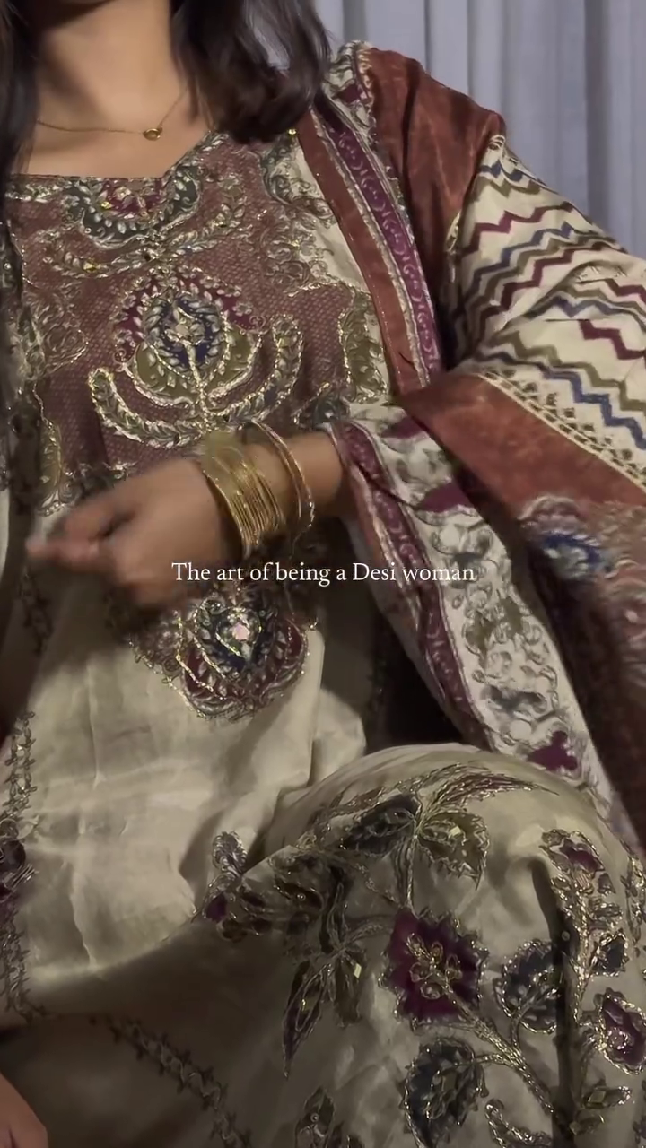 Heritage Embroidered Suit Set