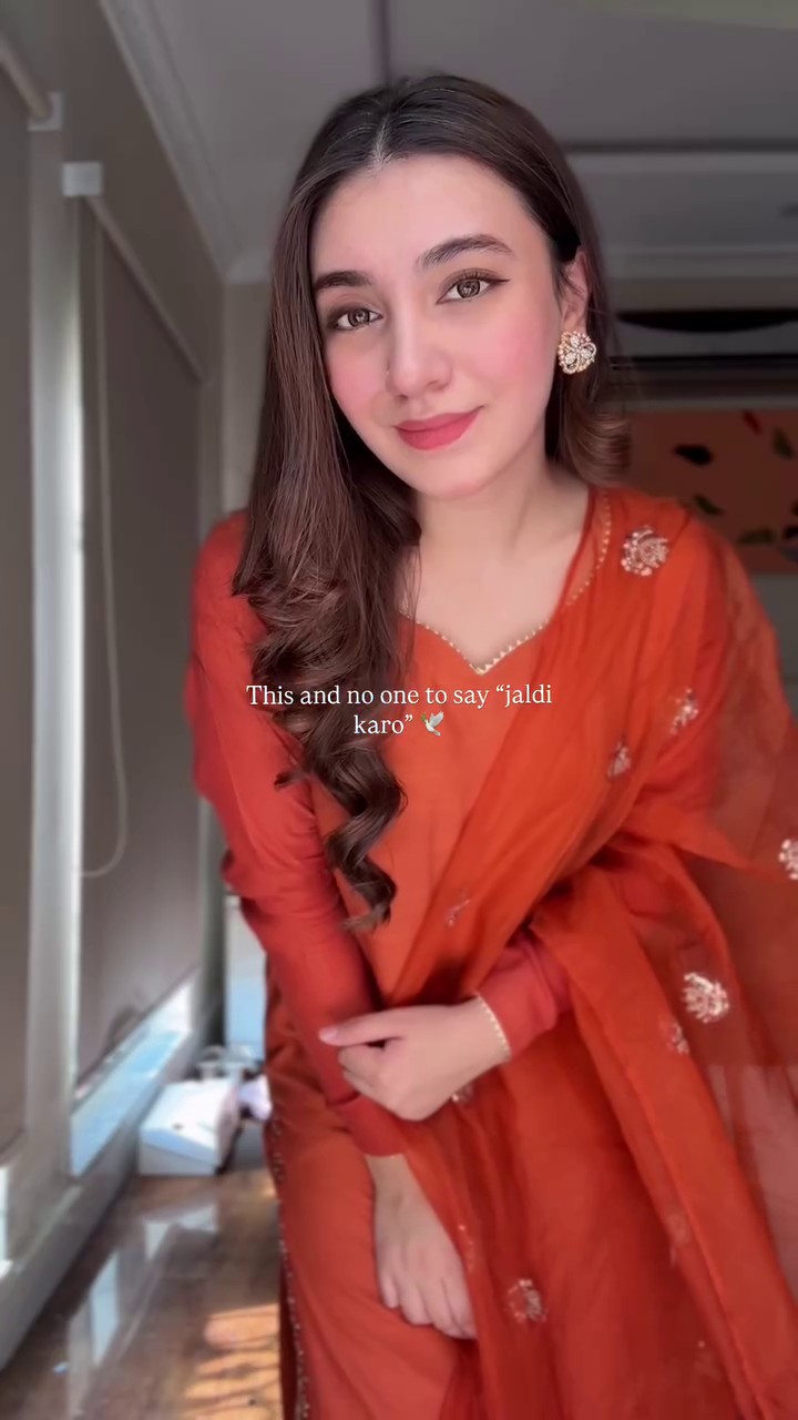 Rust Orange Festive Suit Set