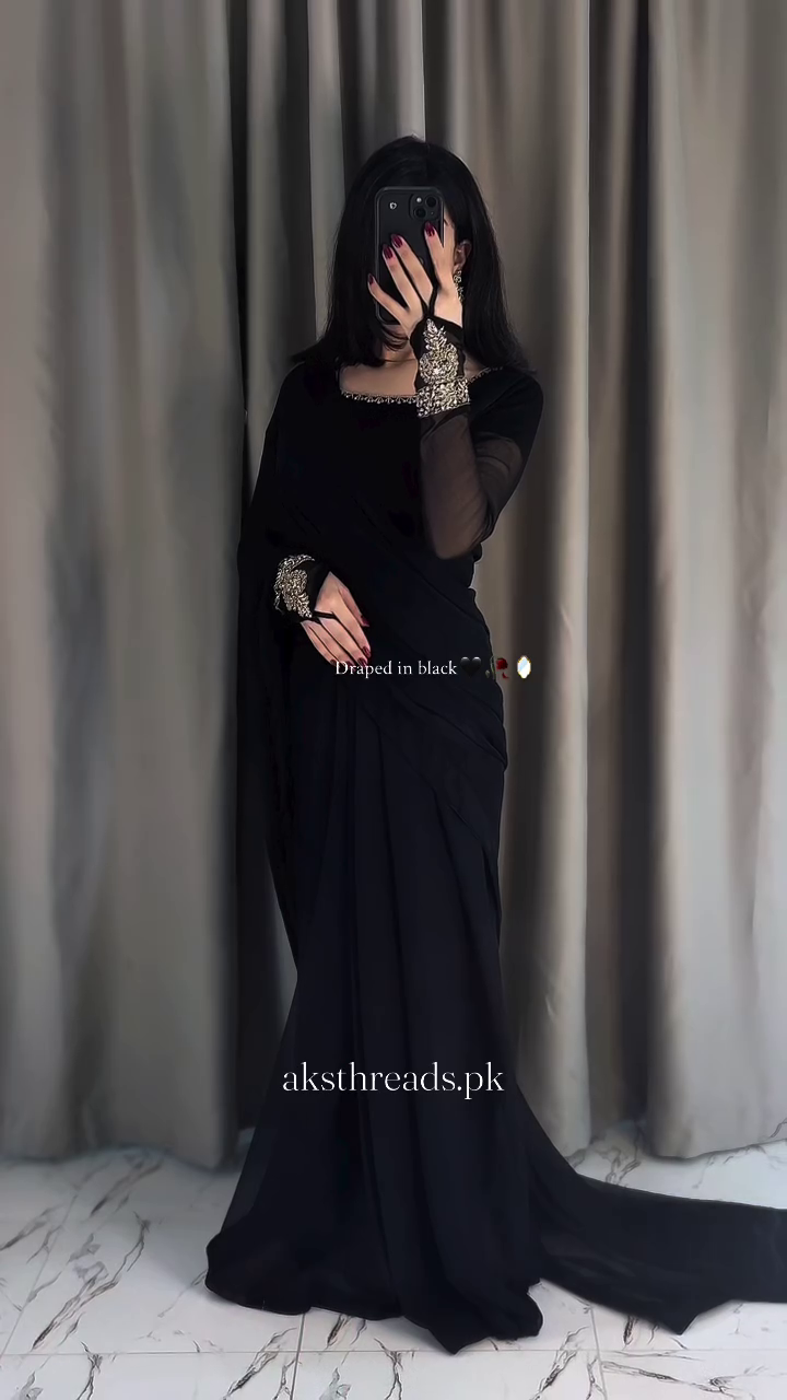 Black Saree – Classic Timeless Glam