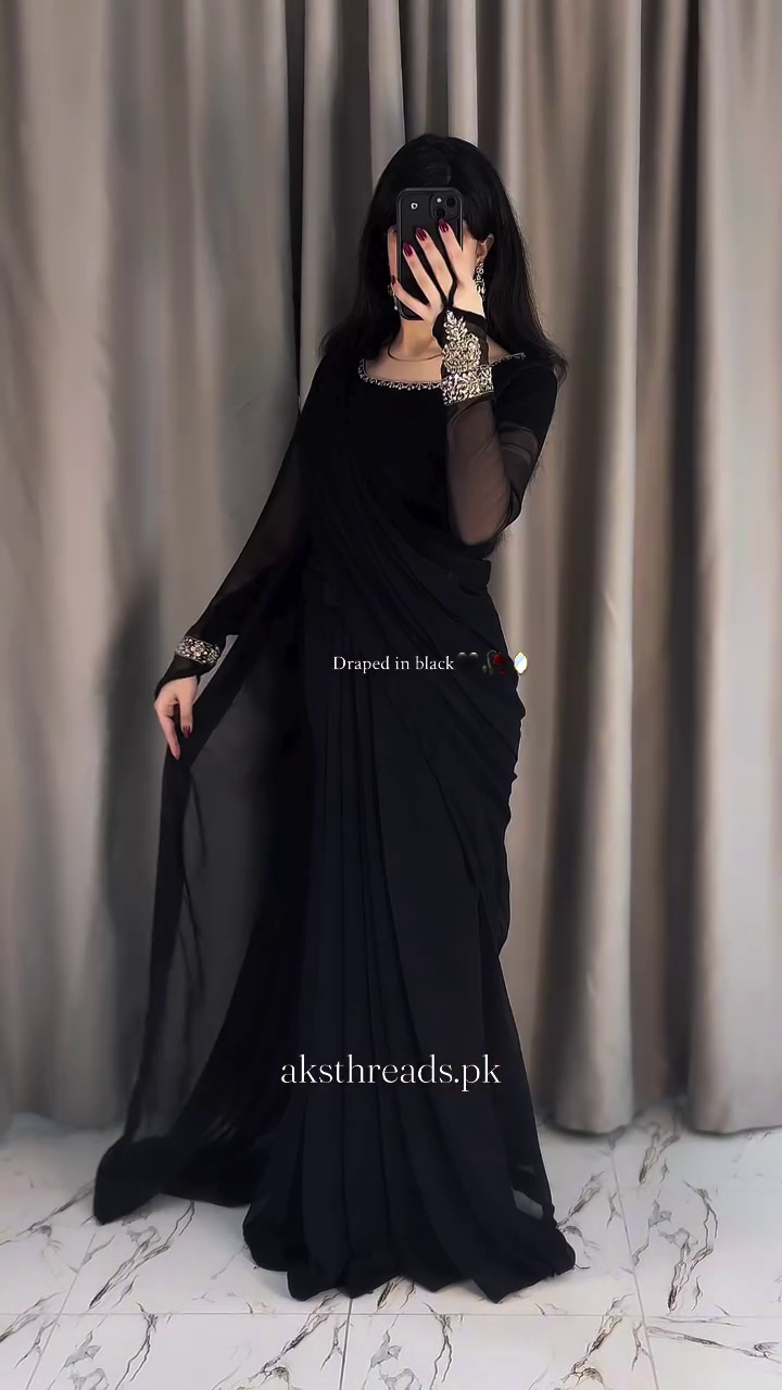 Black Saree – Classic Timeless Glam