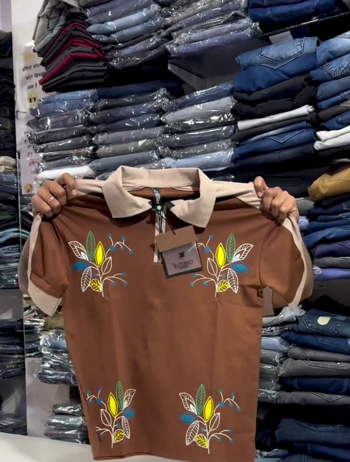 Printed Polo T-Shirt