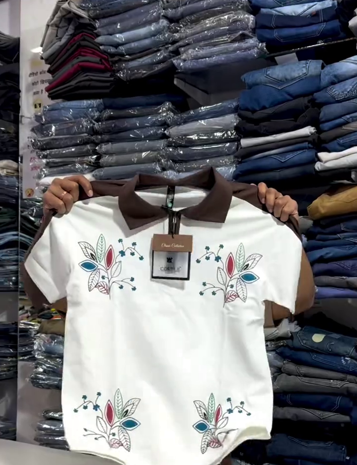 Printed Polo T-Shirt