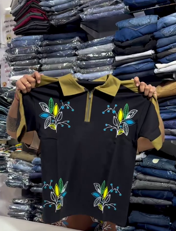 Printed Polo T-Shirt