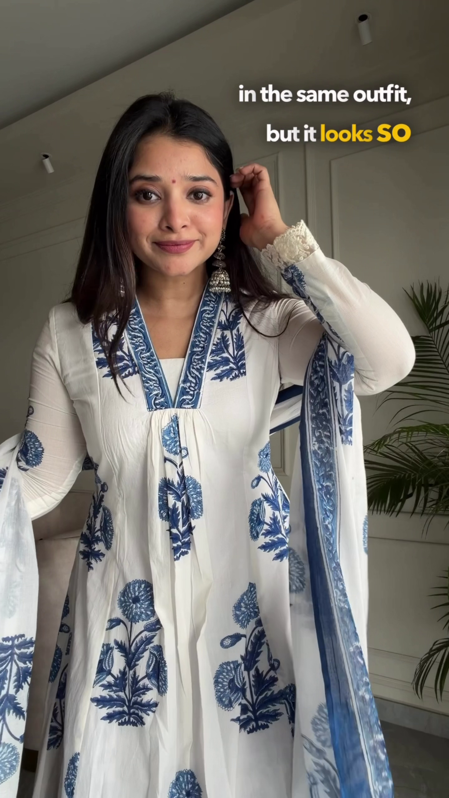 Mint Bloom Anarkali Set