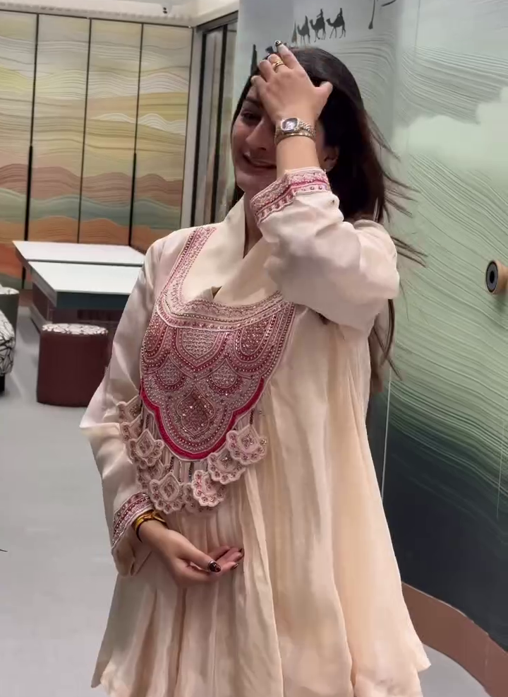 Royal Ruby Embroidered Kurta Set