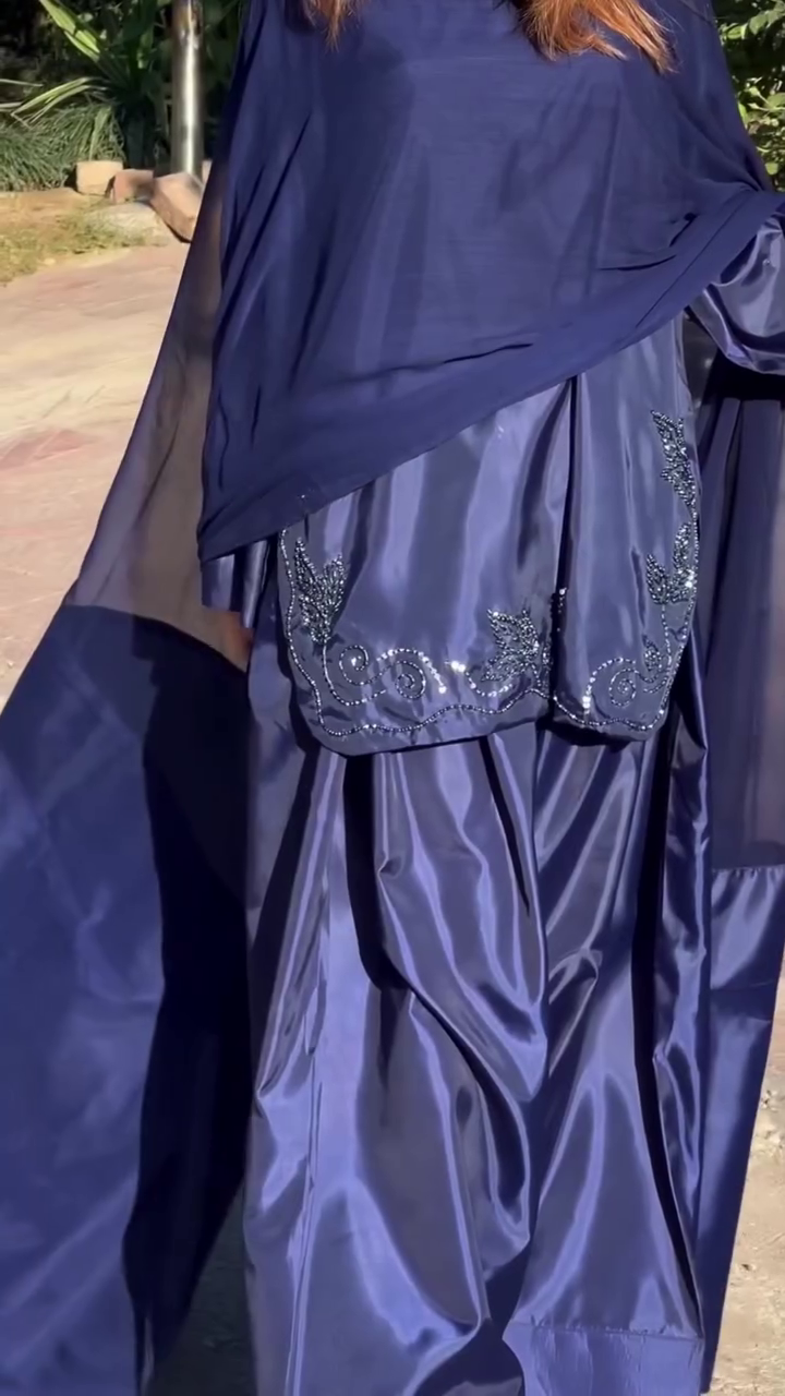 Midnight Luxe Satin Co-Ord Set