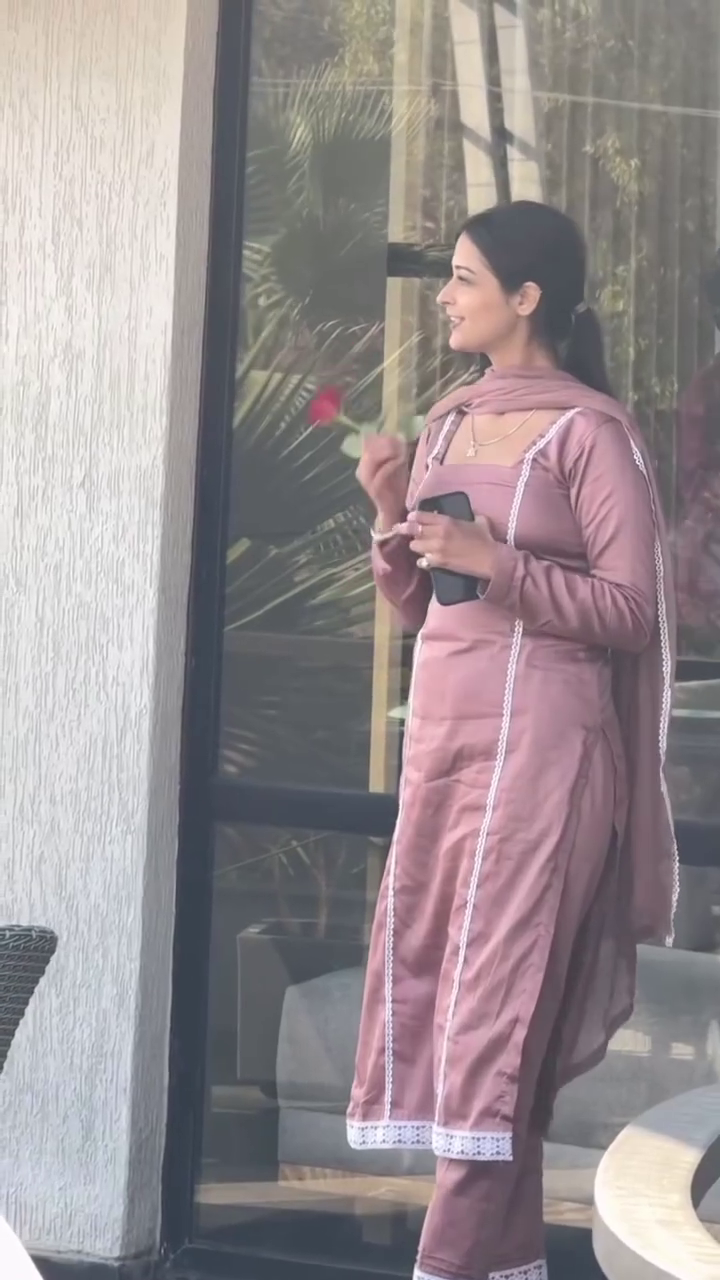 Blush Elegance Straight Suit Set