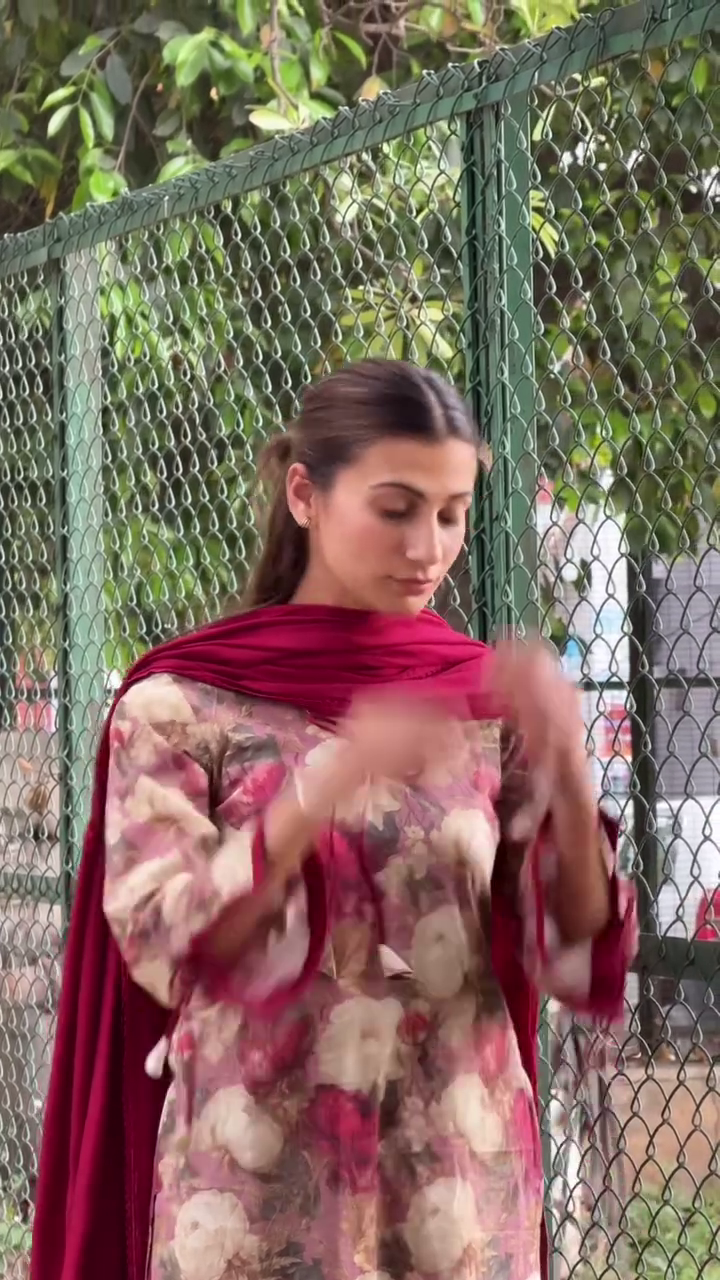 Rose Garden Printed Suit Set