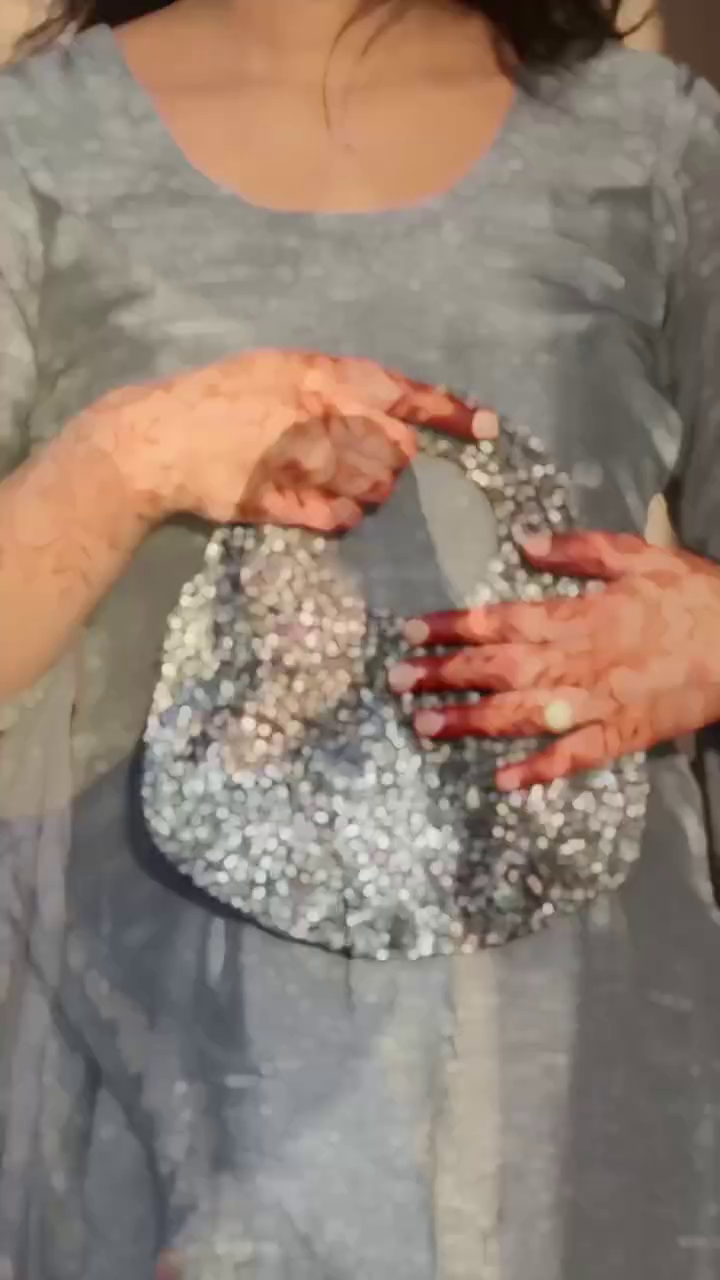 Steel Grace Silk Suit