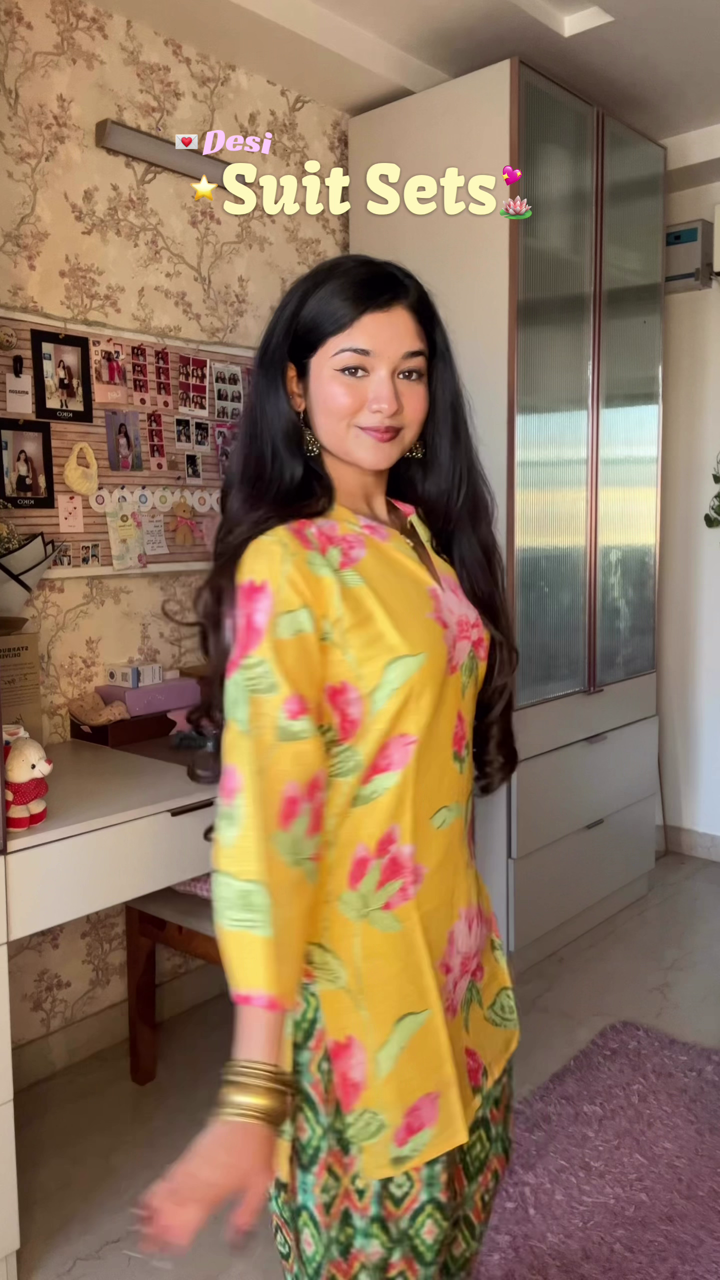 Indigo Desi Suit Set