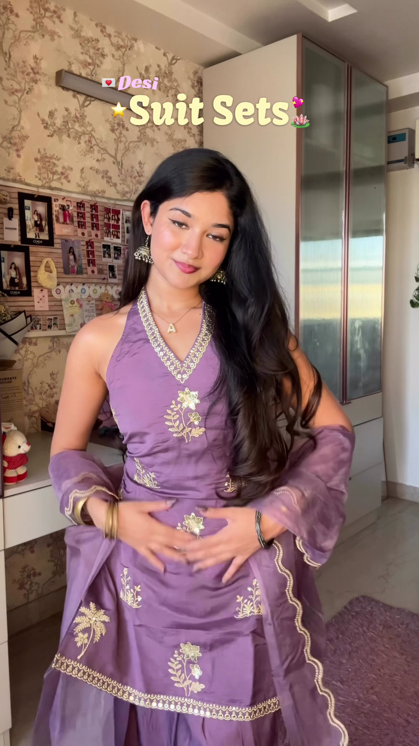 Indigo Desi Suit Set