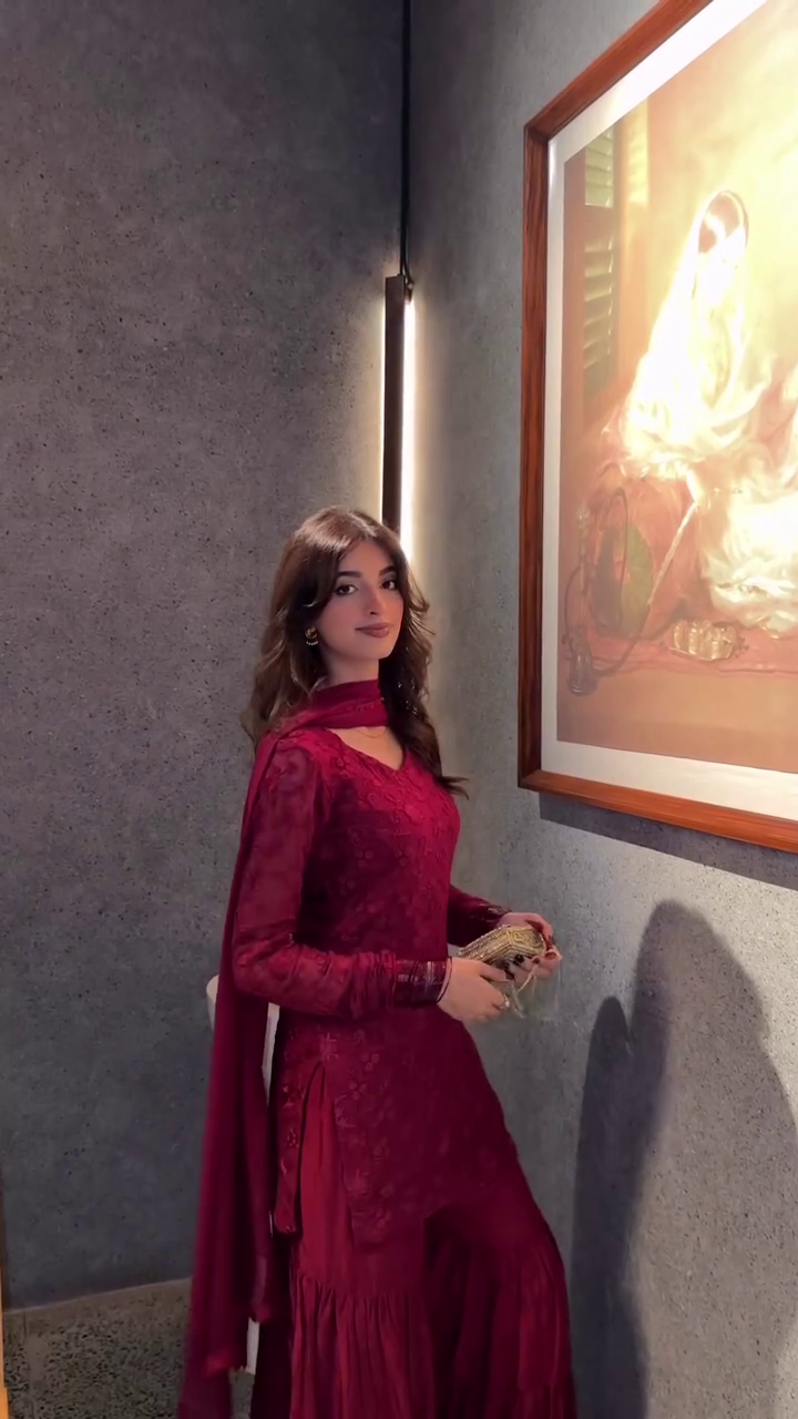 Crimson Elegance Suit