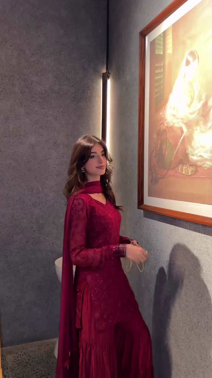 Crimson Elegance Suit