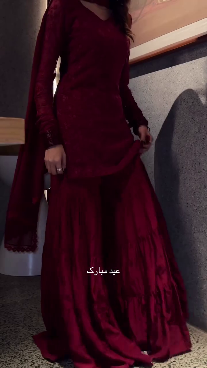 Crimson Elegance Suit