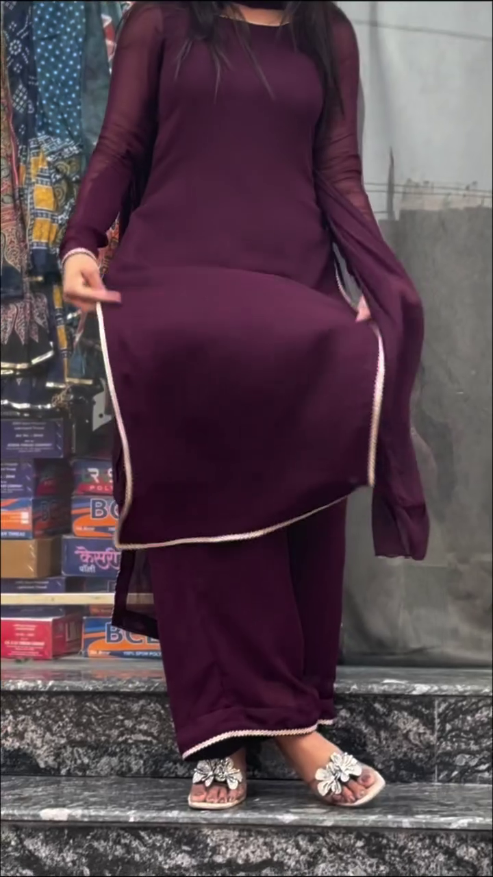 Red Color Block Polo T-Shirt