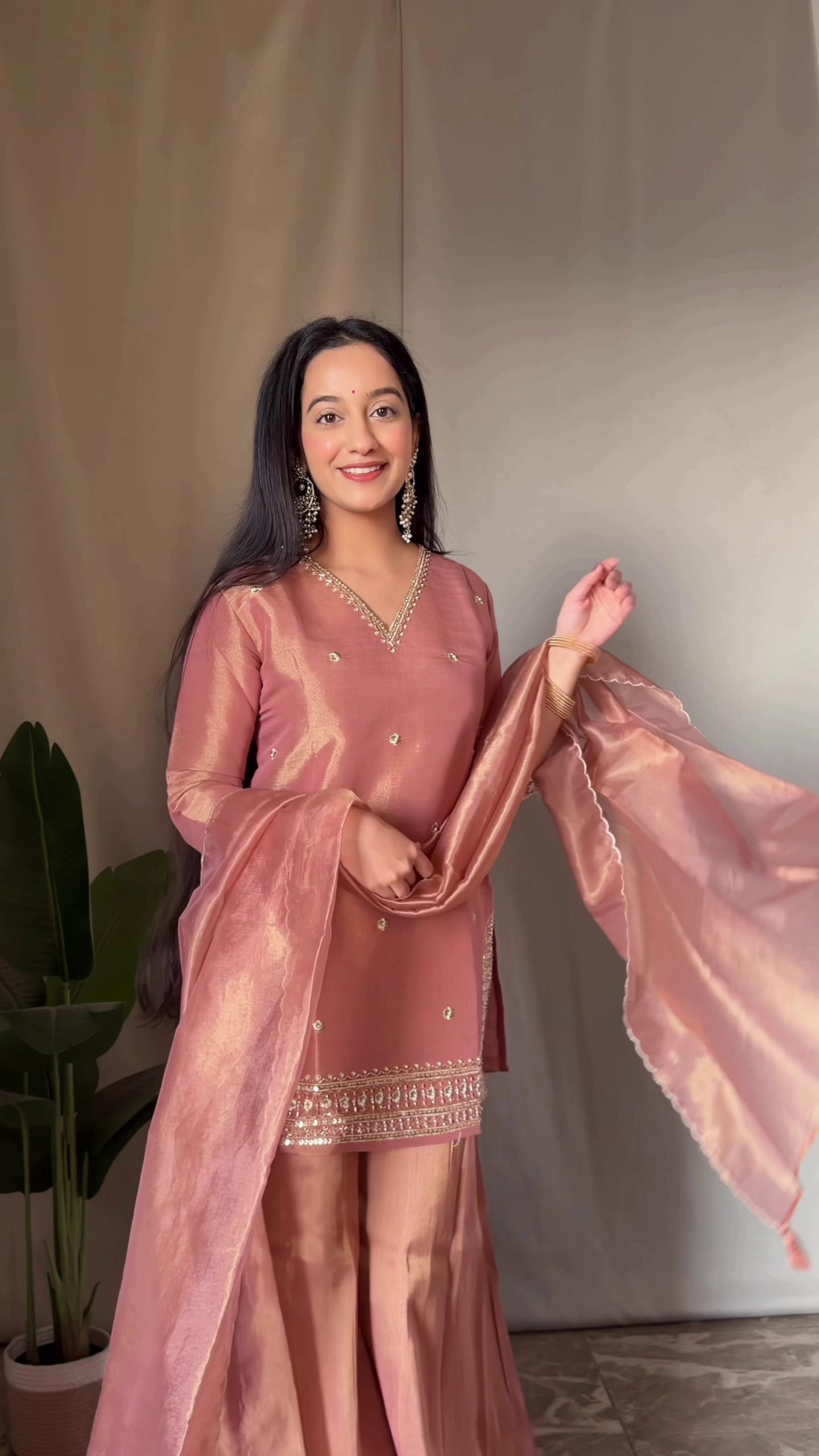 Brown Ethnic Suit Set