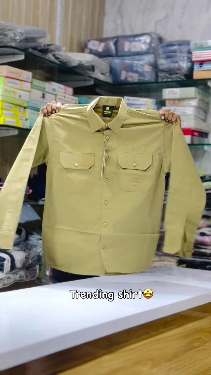 🔥 Urban Utility Brown Shirt