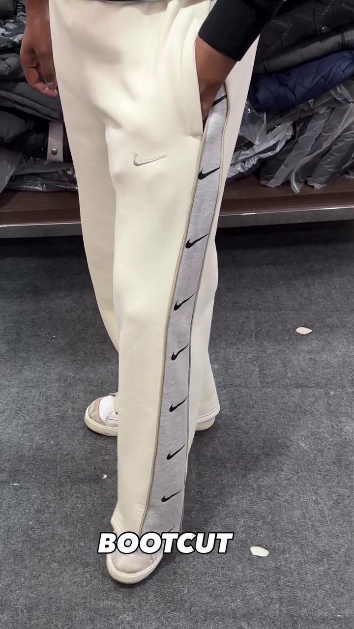 Cream Bootcut Pants for Everyday Style