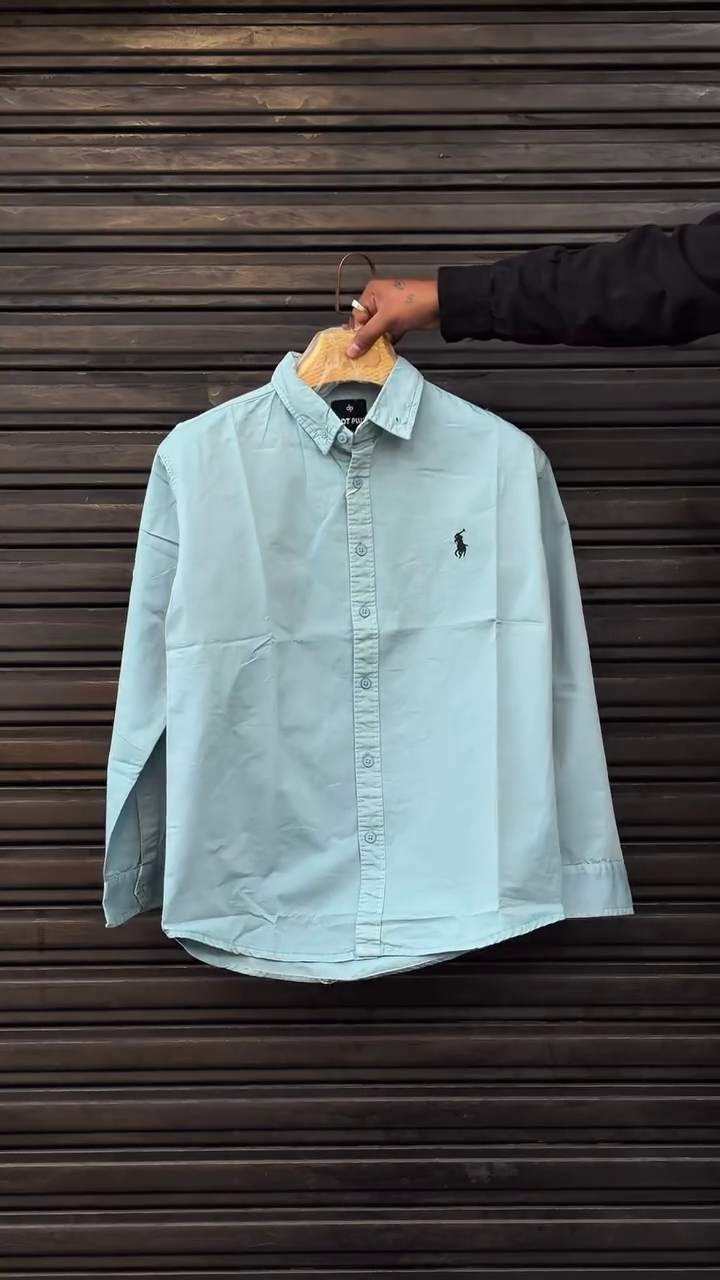 Sky Blue Classic Casual Shirt